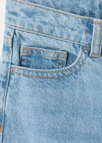 Culotte en jean taille moyenne confortable