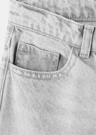 Culotte en jean taille moyenne confortable