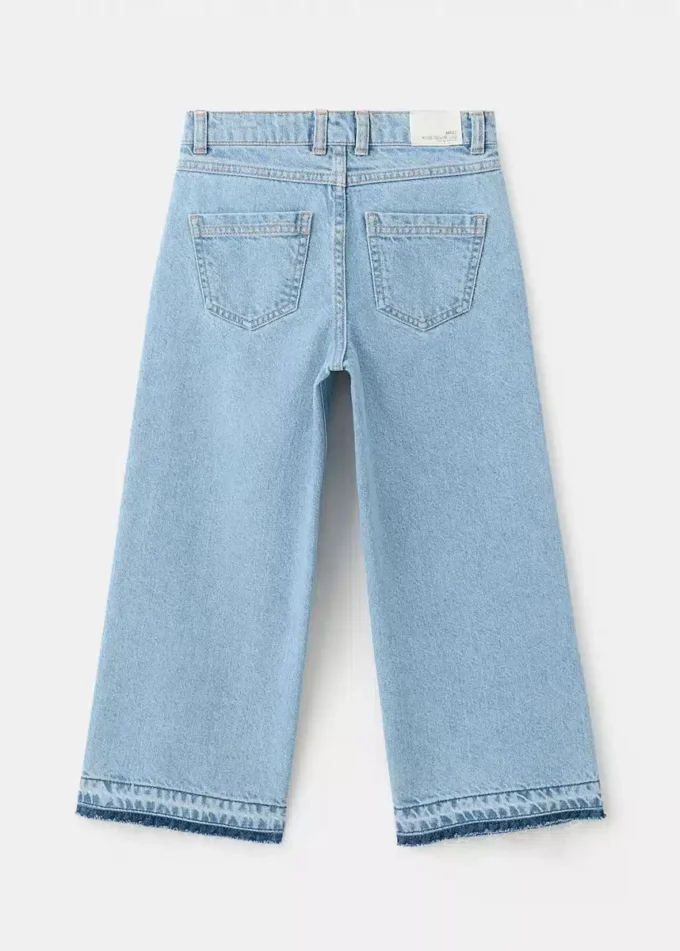 Culotte en jean taille moyenne confortable Culotte en jean taille moyenne confortable