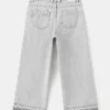 Culotte en jean taille moyenne confortable