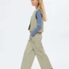 Pantalon culotte à fleurs