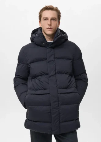 Doudoune imperméable à capuche