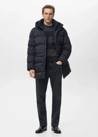 Doudoune imperméable à capuche