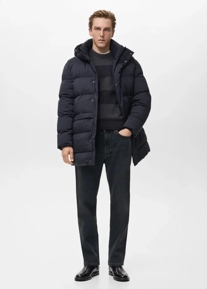 Doudoune imperméable à capuche