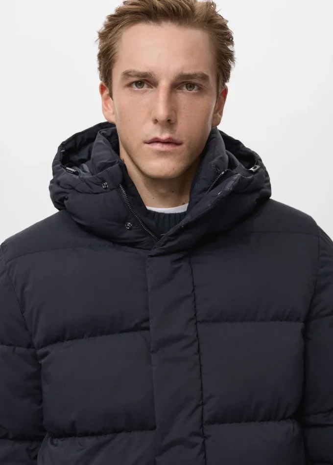 Doudoune imperméable à capuche