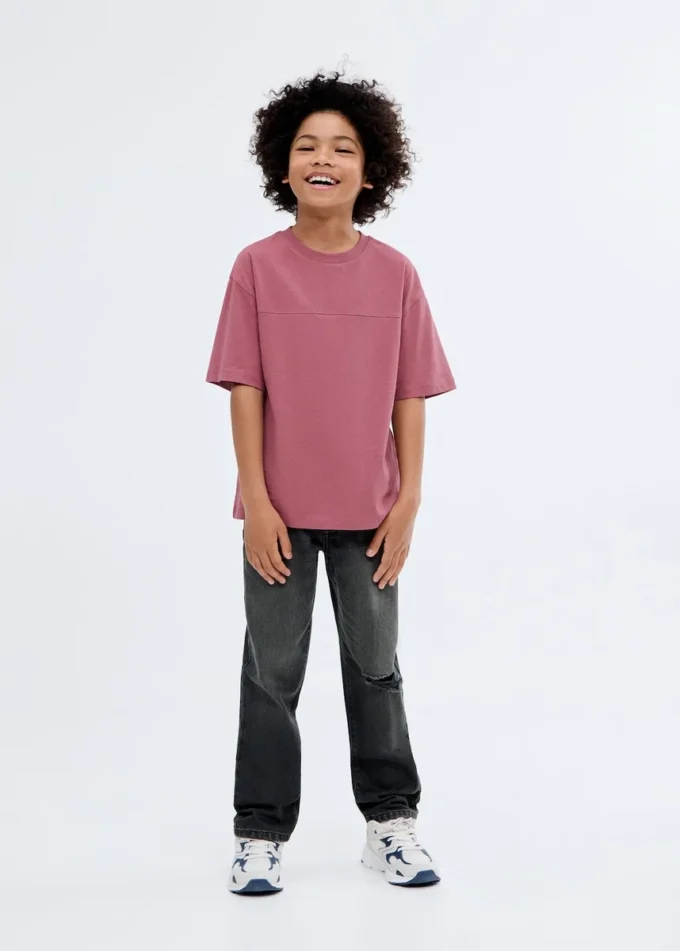 Détail des coutures T-shirt