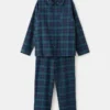 Ensemble pyjama long à carreaux Ensemble pyjama long à carreaux