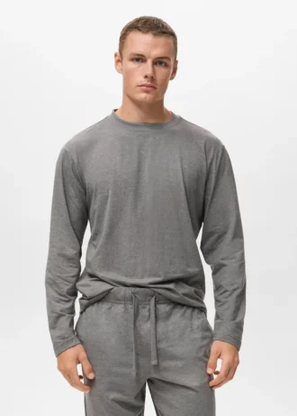 Ensemble pyjama long en coton