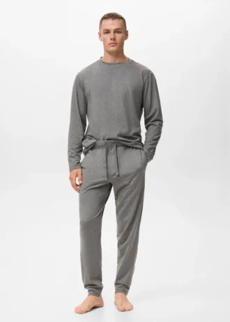 Ensemble pyjama long en coton