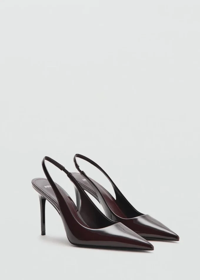 Escarpins en cuir verni