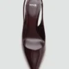 Escarpins en cuir verni