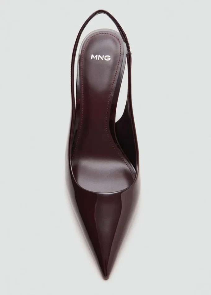 Escarpins en cuir verni