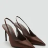 Escarpins en satin