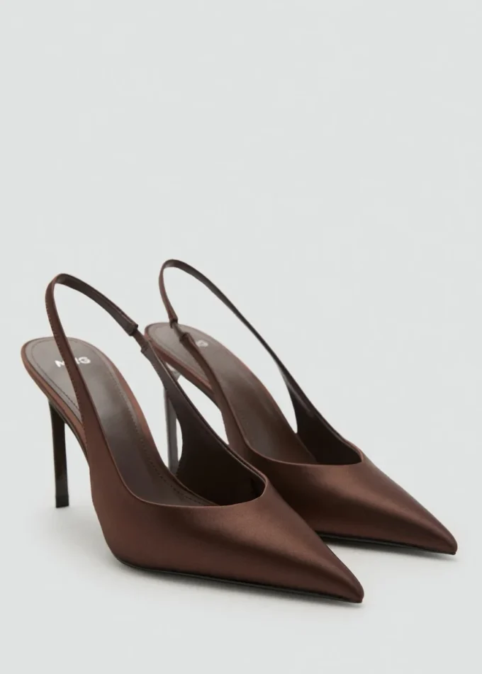 Escarpins en satin