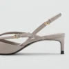Escarpins à talons bobines et lanières