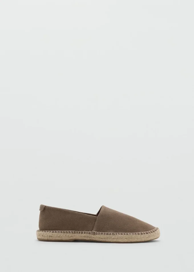 Espadrilles en daim jute