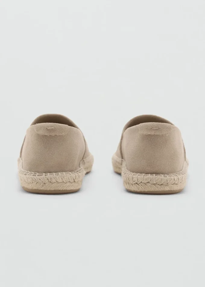 Espadrilles en daim jute