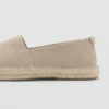 Espadrilles en daim jute