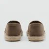 Espadrilles en daim jute