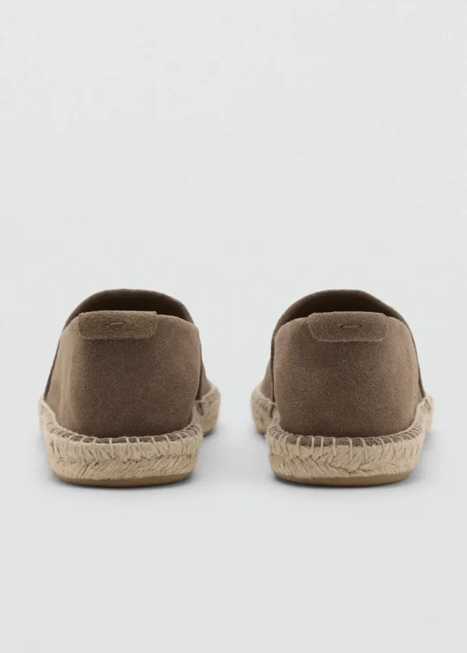 Espadrilles en daim jute