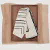 Foulard 100 % laine à imprimé géométrique