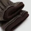 Gants 100 % cuir avec détail volanté Gants 100 % cuir avec détail volanté