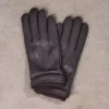 Gants 100 % cuir avec détail volanté Gants 100 % cuir avec détail volanté