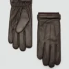 Gants 100 % cuir avec détail volanté Gants 100 % cuir avec détail volanté