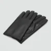 Gants 100 % cuir avec détails cousus Gants 100 % cuir avec détails cousus