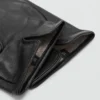 Gants 100 % cuir avec détails cousus Gants 100 % cuir avec détails cousus