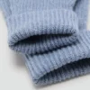 Gants en lurex côtelé Gants en lurex côtelé