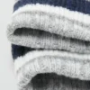 Gants en tricot rayé Gants en tricot rayé