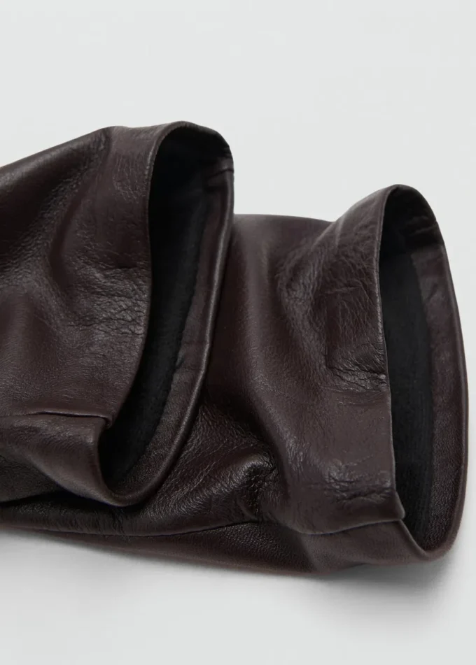 Gants longs en cuir Gants longs en cuir