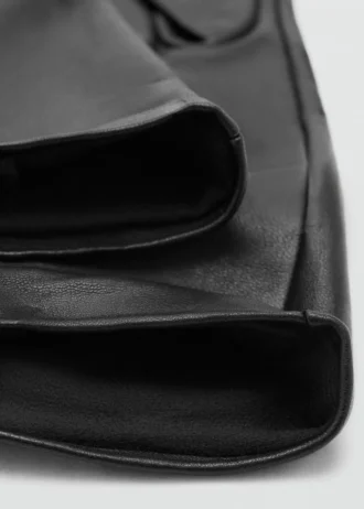 Gants longs en cuir