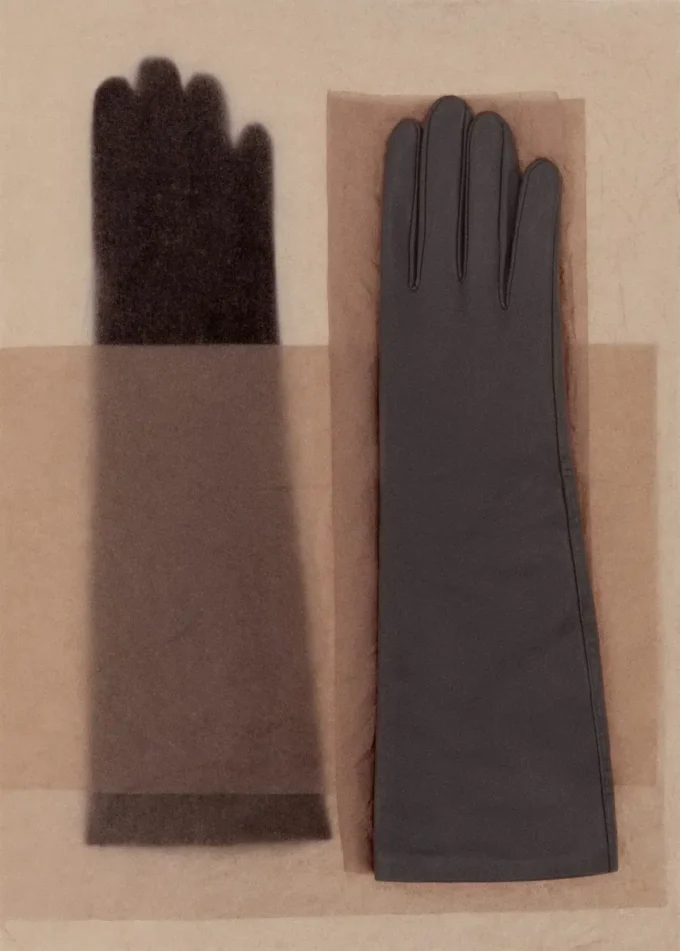 Gants longs en cuir Gants longs en cuir