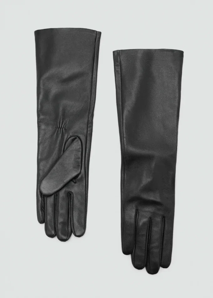 Gants longs en cuir Gants longs en cuir