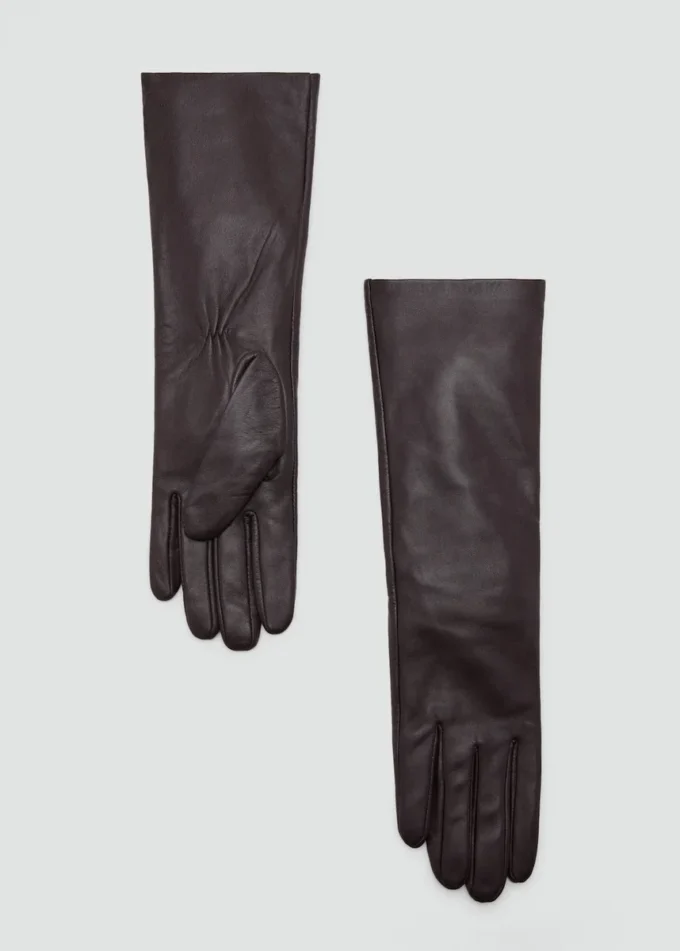 Gants longs en cuir Gants longs en cuir