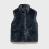 Gilet cape effet fourrure Gilet cape effet fourrure