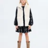 Gilet cape effet fourrure Gilet cape effet fourrure