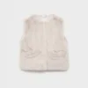 Gilet cape effet fourrure Gilet cape effet fourrure