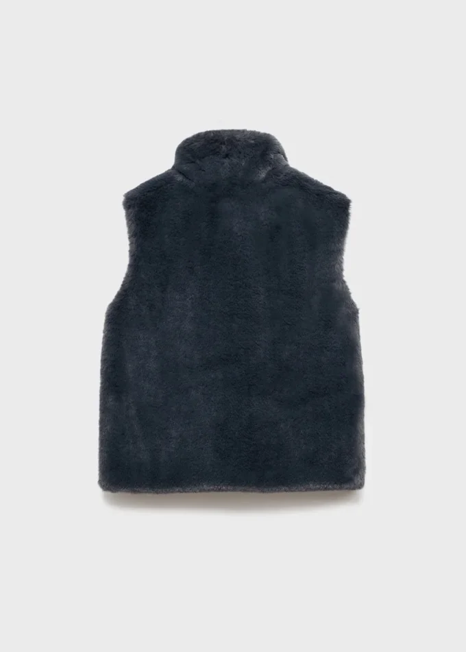 Gilet cape effet fourrure Gilet cape effet fourrure