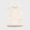 Gilet cape effet fourrure Gilet cape effet fourrure