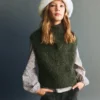 Gilet à col roulé en maille Gilet à col roulé en maille