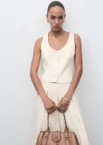 Gilet de costume à boutons