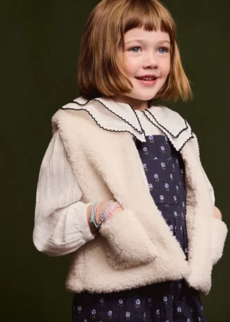 Gilet effet peau de mouton