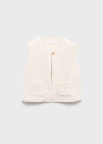 Gilet effet peau de mouton