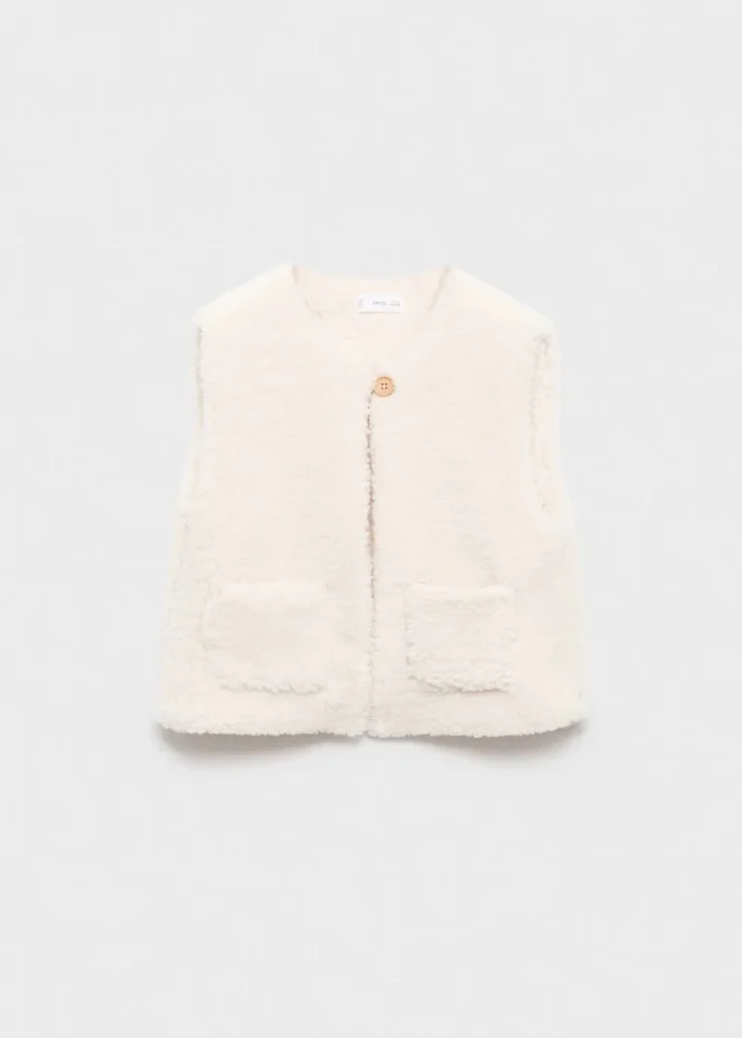 Gilet effet peau de mouton