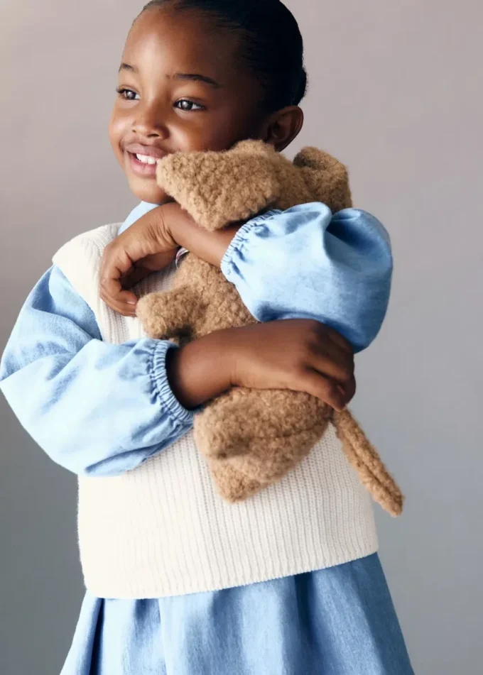 Gilet en coton tricoté Gilet en coton tricoté
