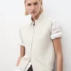 Gilet en maille avec fermeture éclair Gilet en maille avec fermeture éclair