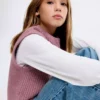Gilet en maille côtelée Gilet en maille côtelée